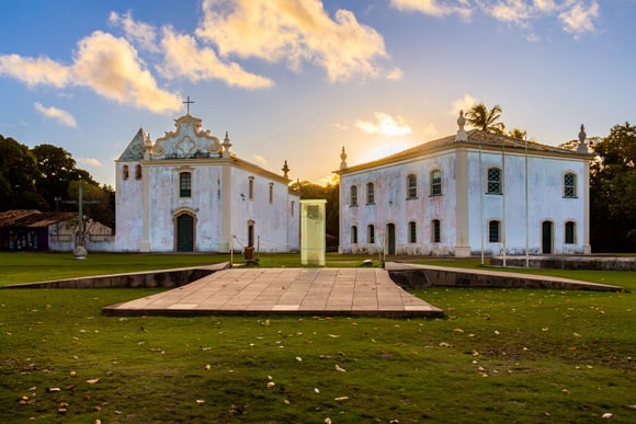 O Centro Histórico de Porto Seguro é parada obrigatória na viagem (Créditos: Shutterstock)