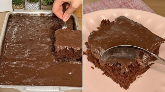 Bolo 5 copos de chocolate: corre para fazer que eu sei que você tem todos os ingredientes na sua casa