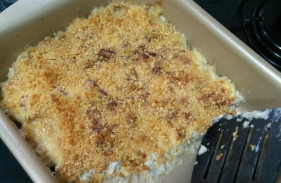 O molho branco traz um toque suave ao filé de peixe (Créditos: TudoGostoso/Michelle Santos)