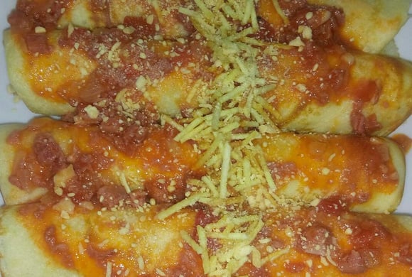 Panqueca de linguiça (Créditos: TudoGostoso)