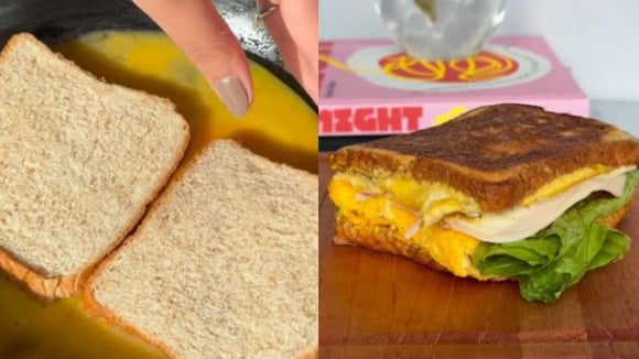 Em 5 minutos eu faço um sanduíche de ovo completo: desde que aprendi a receita, só faço assim!