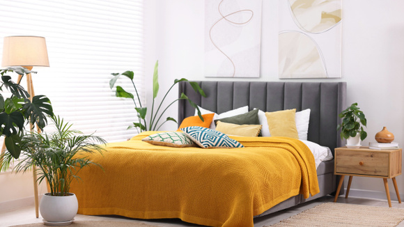Nem cabeceira, nem quadros: uma portuguesa teve uma excelente ideia para decorar a parede do quarto acima da cama