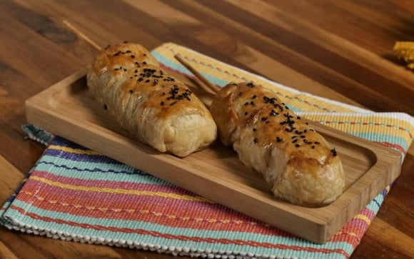 Mais um folhado de dar água na boca! Recheado com um delicioso queijo coalho (Créditos: TudoGostoso)