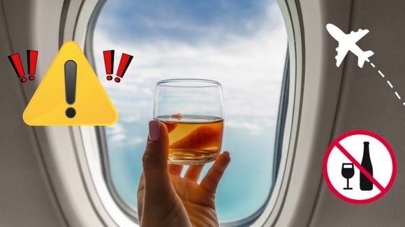 Más notícias para quem bebe álcool no avião: novo estudo alerta sobre risco à saúde (até mesmo em jovens e saudáveis!)