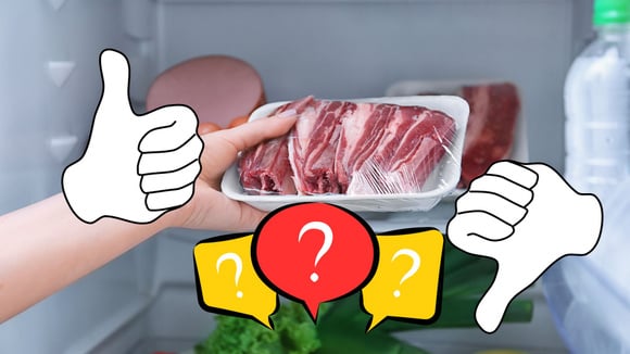 Congelar a carne no dia que vai vencer: truque de gênio ou erro?