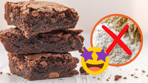 Pra comer no Dia do Chocolate: essa receita fácil de brownie cremoso e úmido SEM FARINHA é tudo que você precisa aprender hoje