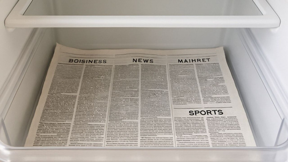 Nem papel alumínio, nem sacos plásticos: o truque do jornal na gaveta da geladeira