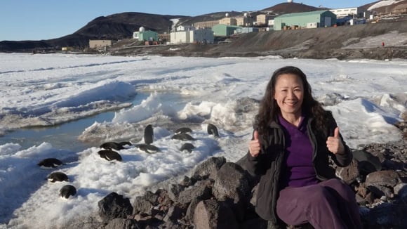 Aos 59 anos, ela foi demitida e decidiu inovar aceitando um trabalho na Antártida; passou a acordar às 6h30, encontrou uma rotina na neve e criou uma forte relação com a comunidade local