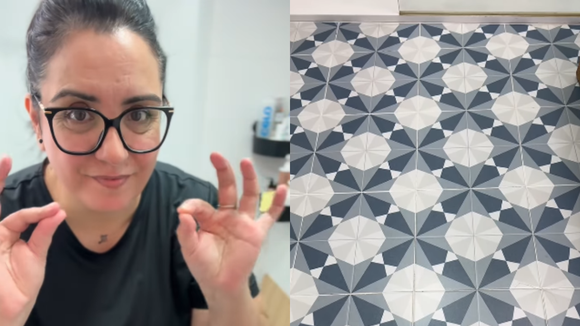 Rakidag, especialista em arrumação e limpeza: "Para limpar o rejunte do chão, misturo água oxigenada e duas gotas de sabão em um frasco de ketchup."