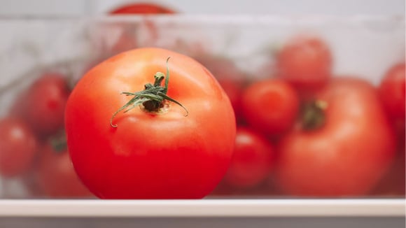 O ideal é manter os tomates em temperatura ambiente, longe de fontes de calor e luz solar direta (Créditos: Shutterstock)