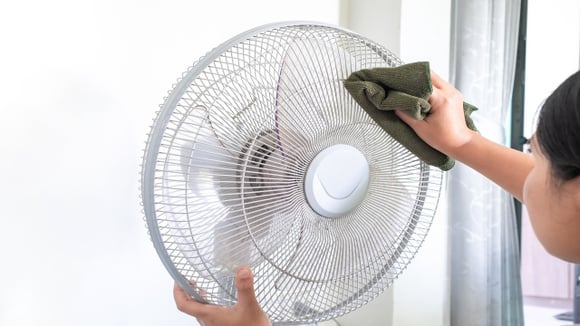 Para melhorar a qualidade do ar: a maneira mais rápida de limpar um ventilador