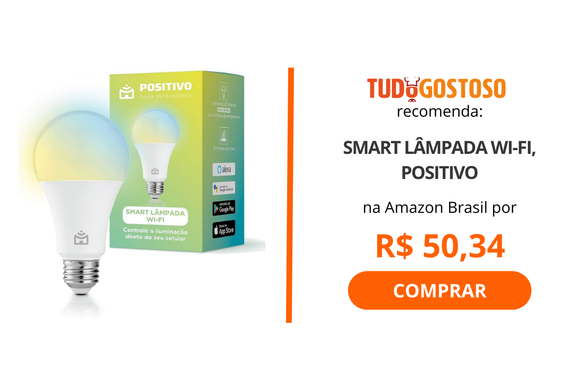 Smart Lâmpada Wi-Fi, Positivo