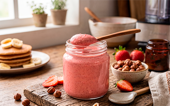 Adeus chocolate: essa nutella de morango é muito mais gostosa, saudável e vai te deixar viciar! Aprenda a receita já!