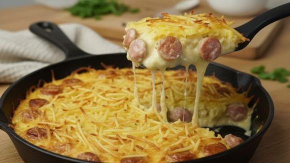 Bateu a fome? Esse fricassê de linguiça toscana é fácil, rápido e pode ser feito direto na frigideira!