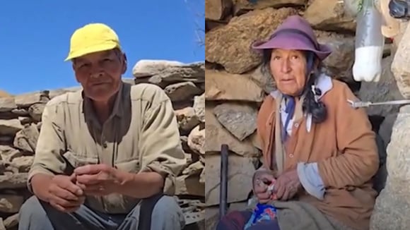 A história de Juan e Antolina ficou conhecida graças à publicação de um vídeo no YouTube (Créditos: Reprodução / YouTube @conociendomipais-sergiocab6050)