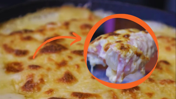 Canelone de palmito, queijo e presunto ao molho bechamel: é só montar na travessa, gratinar e ser feliz no feriado