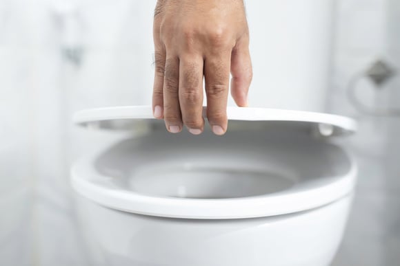 Pouquíssimas pessoas sabem, mas aprendi na faculdade: é muito importante baixar a tampa do vaso antes de dar descarga