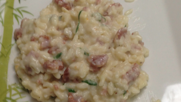 Risoto de linguiça blumenau (Créditos: TudoGostoso)