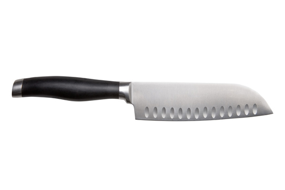 Faca Santoku é um das favoritas de muitos chefs de cozinha (Foto: Shutterstock)