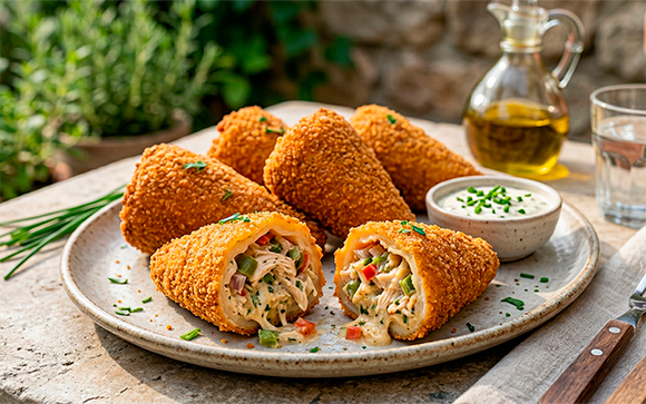 Esse cone de frango empanado viralizou nas redes e depois de provar, você vai entender o porquê!