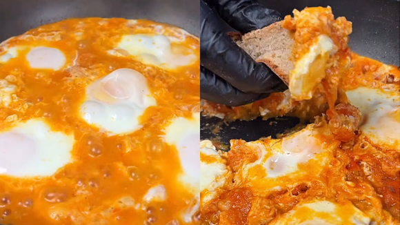 "Em restaurantes e padarias pelo mundo aí cobra-se bem caro pra fazer": receita de ovos com tomate de chef brasileiro para o café da manhã é muito melhor que o simples ovo frito de todo dia
