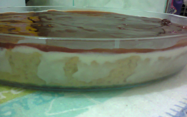 Torta de ricota com goiabada