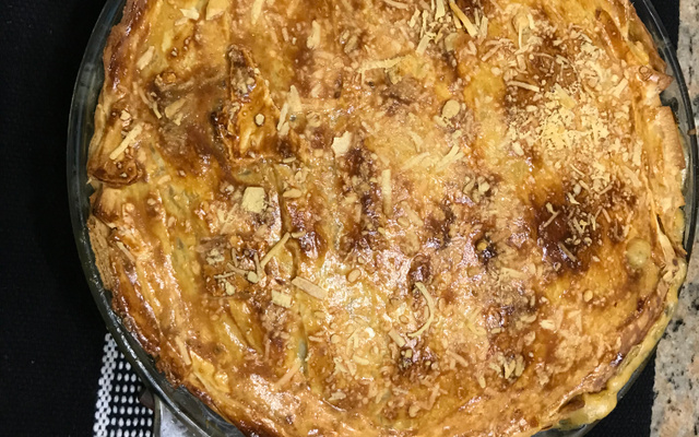 Torta Folhada de Camarão