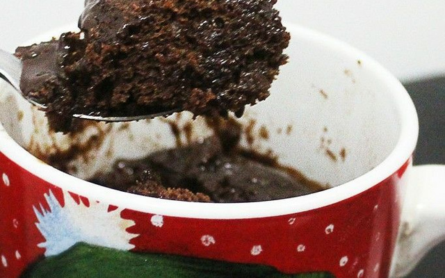 Bolo de caneca de chocolate 
