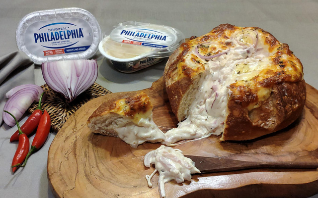 Creme quente de cebolas