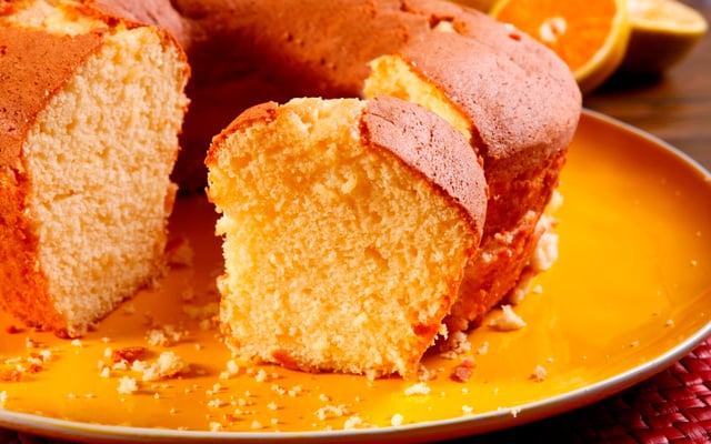 Bolo de laranja de liquidificador