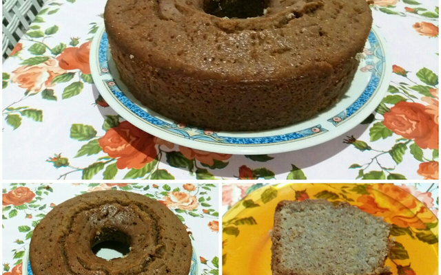 Bolo de banana molhadinho