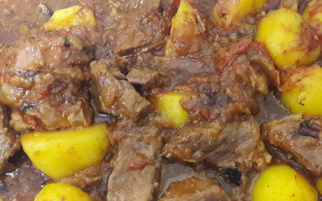 Músculo de panela, sem água