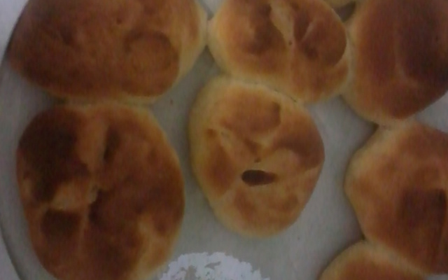 Pão caseiro de queijo