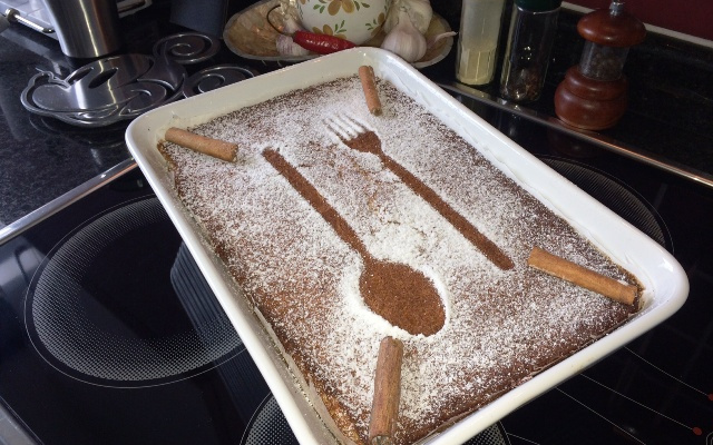 Bolo de Fubá tipo Queijadinha