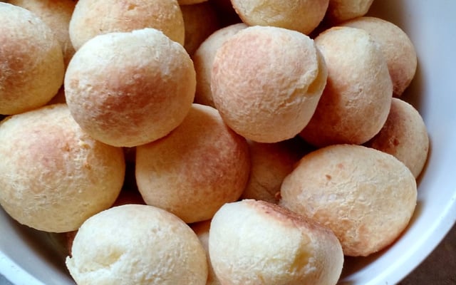 Pão de queijo sem óleo