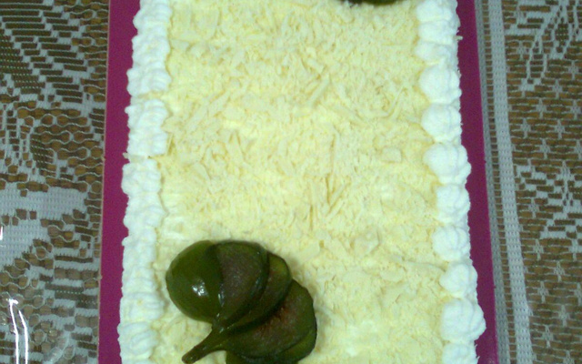 Bolo de abacaxi de aniversário