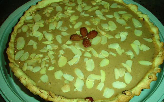 Torta de café com amêndoas light