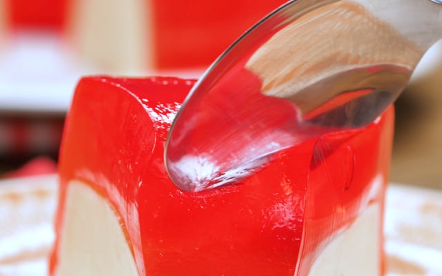 Gelatina recheada simples