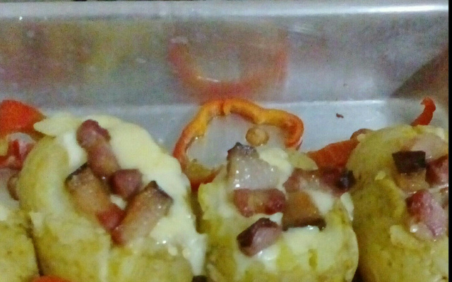 Batata assada com catupiry