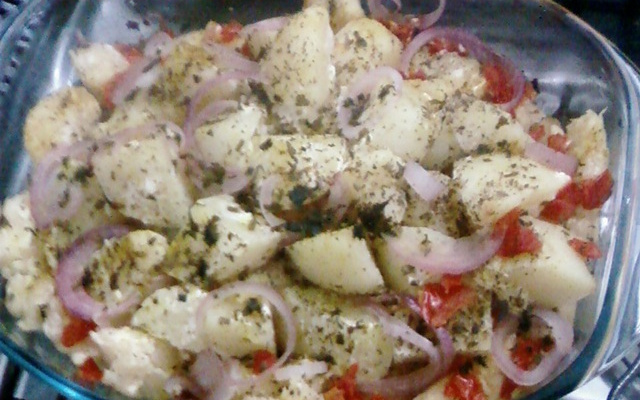 linguiça de frango ao forno