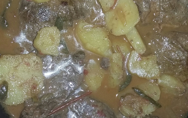 Bife de fígado bovino