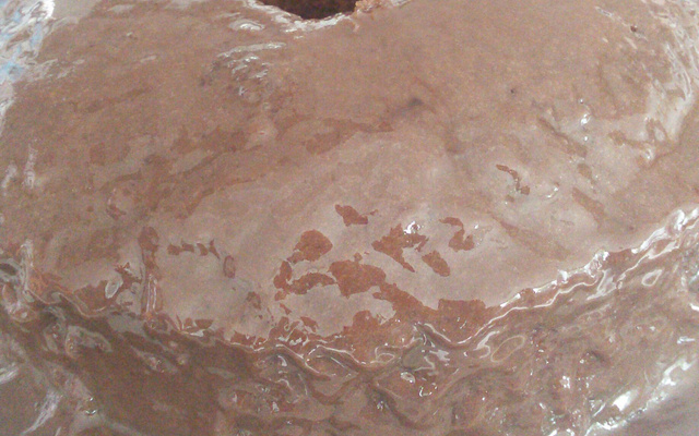 Bolo de chocolate de microondas
