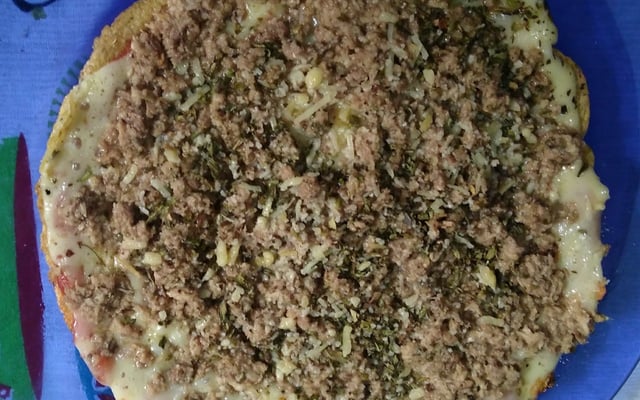 Massa de pizza de aveia fit