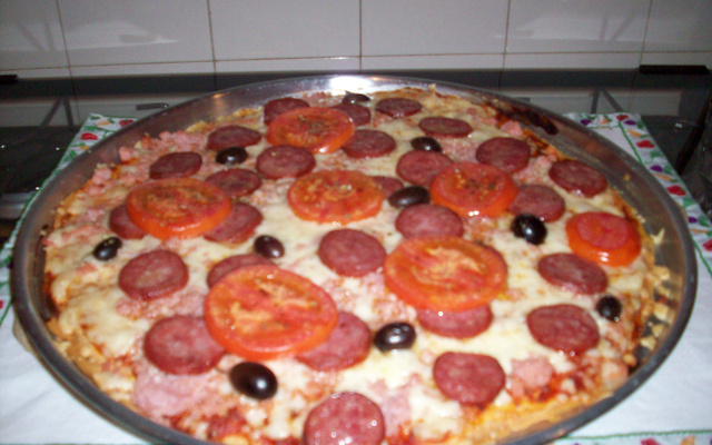 Pizza de liquidificador