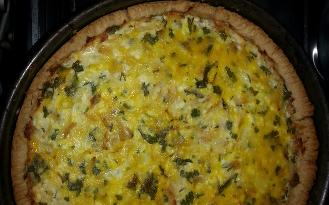 Quiche de bacalhau