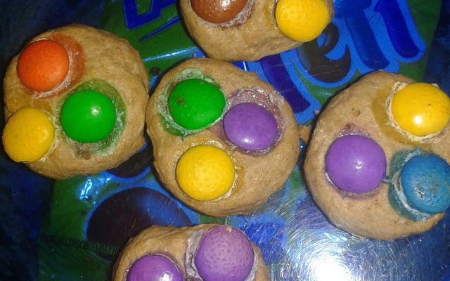 Cookies com confete