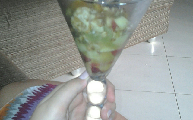 Salada de frutas saudável