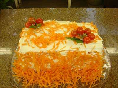 Torta de atum com pão de forma