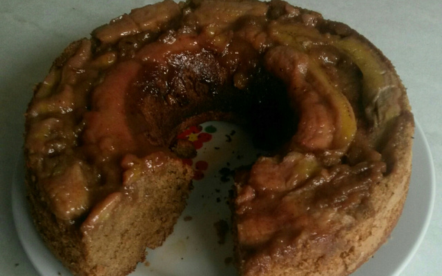 Bolo de banana integral