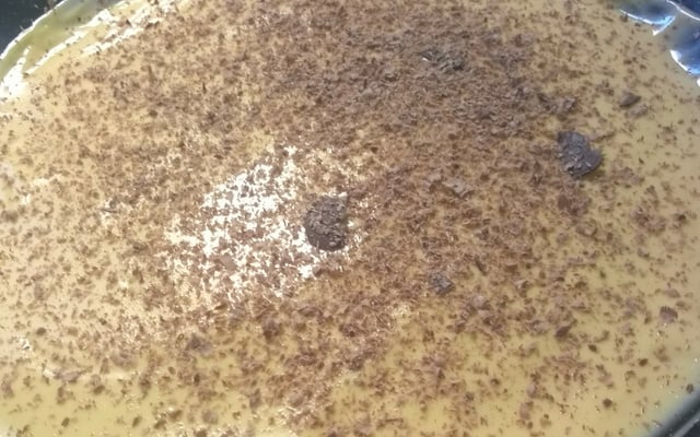 Mousse de maracujá com leite em pó